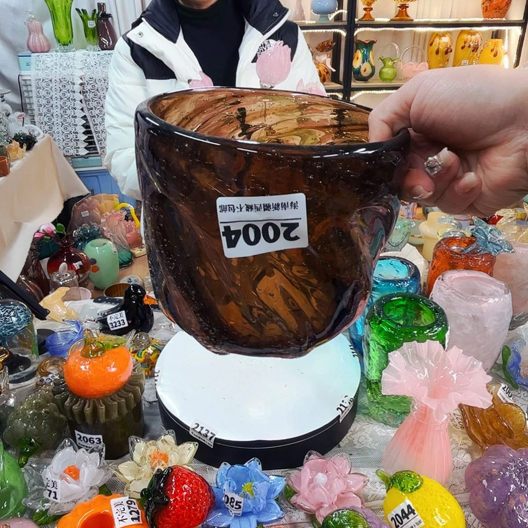 2004 家悦美居琉璃摆件不完美