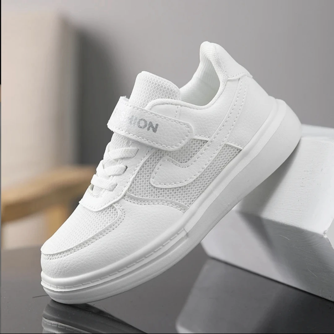 【运动小白鞋】667新款网面男女童鞋超轻休闲鞋运动鞋白色鞋子儿童