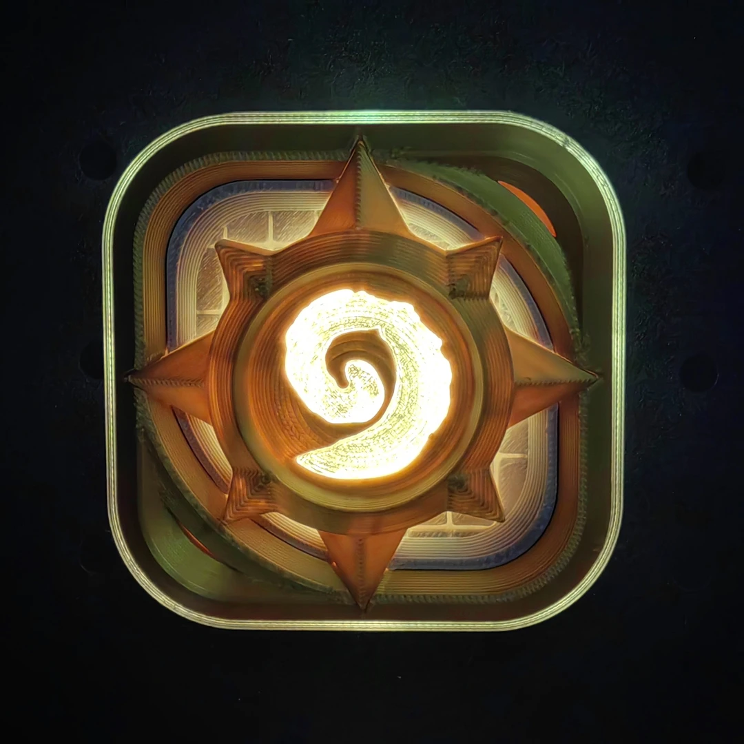 会呼吸的炉石传说冰箱贴小夜灯桌面摆件送礼好物