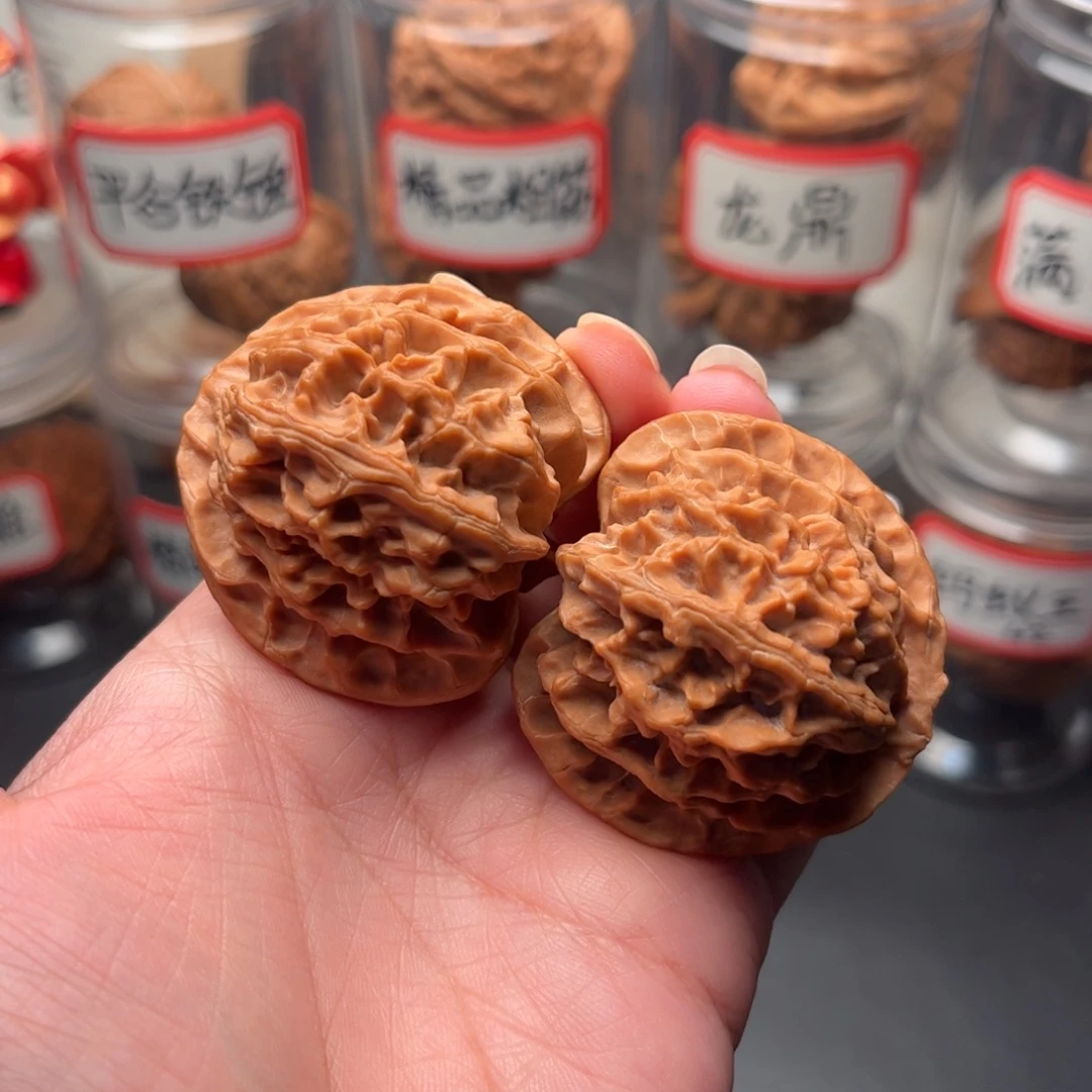 文玩核桃把件43.5高桩苹果