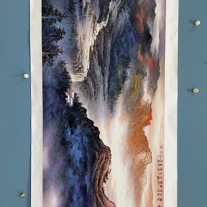 国画张绪洪。