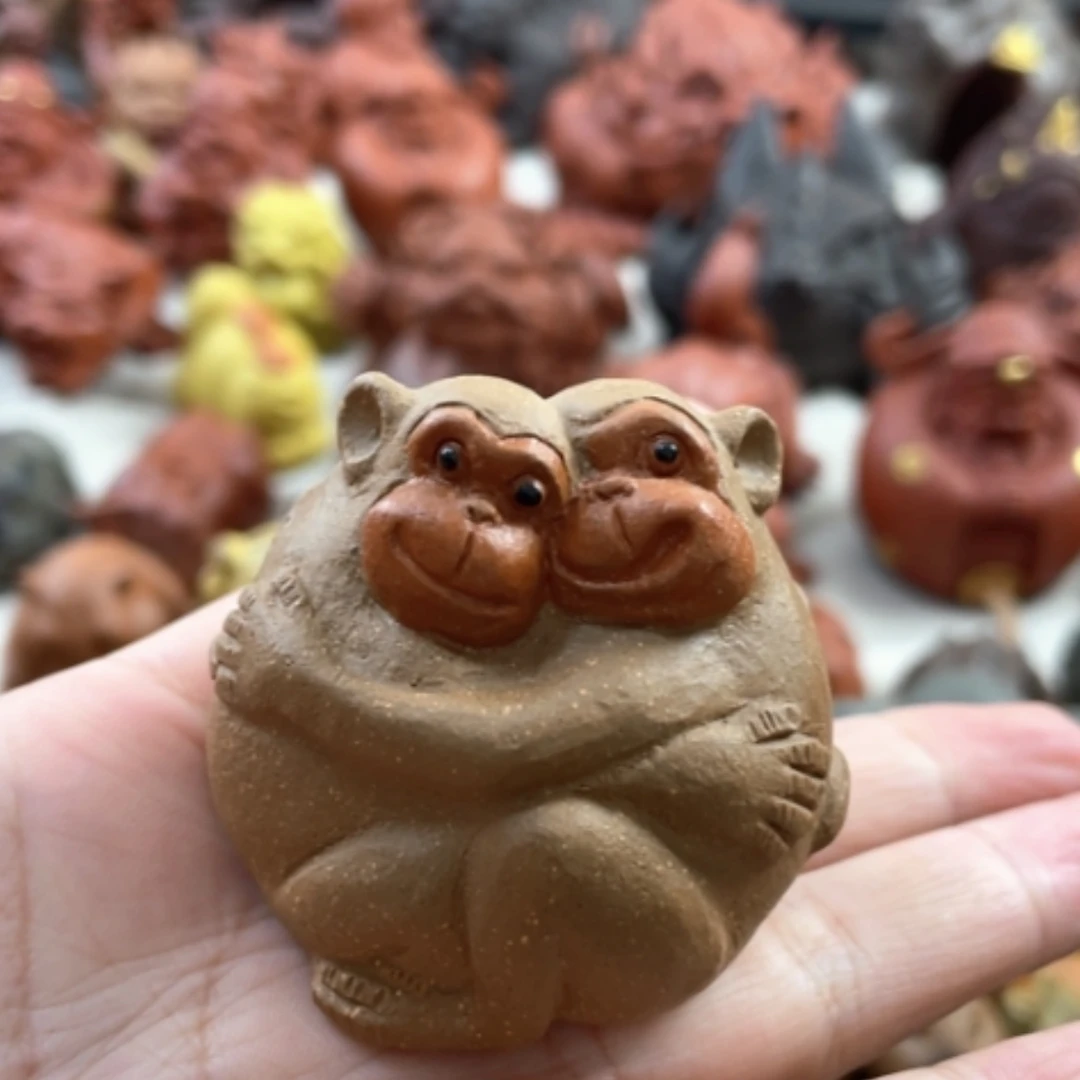 【闪购商品】紫砂茶宠紫砂猴子