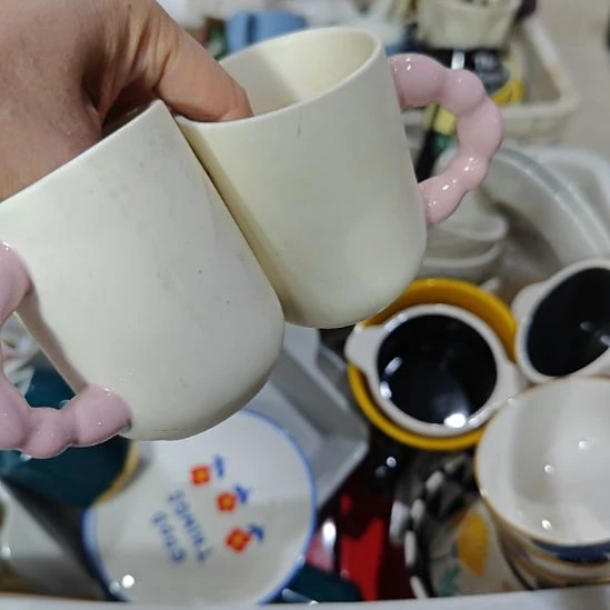 瓷片陶瓷杯碗盘微瑕介意慎拍