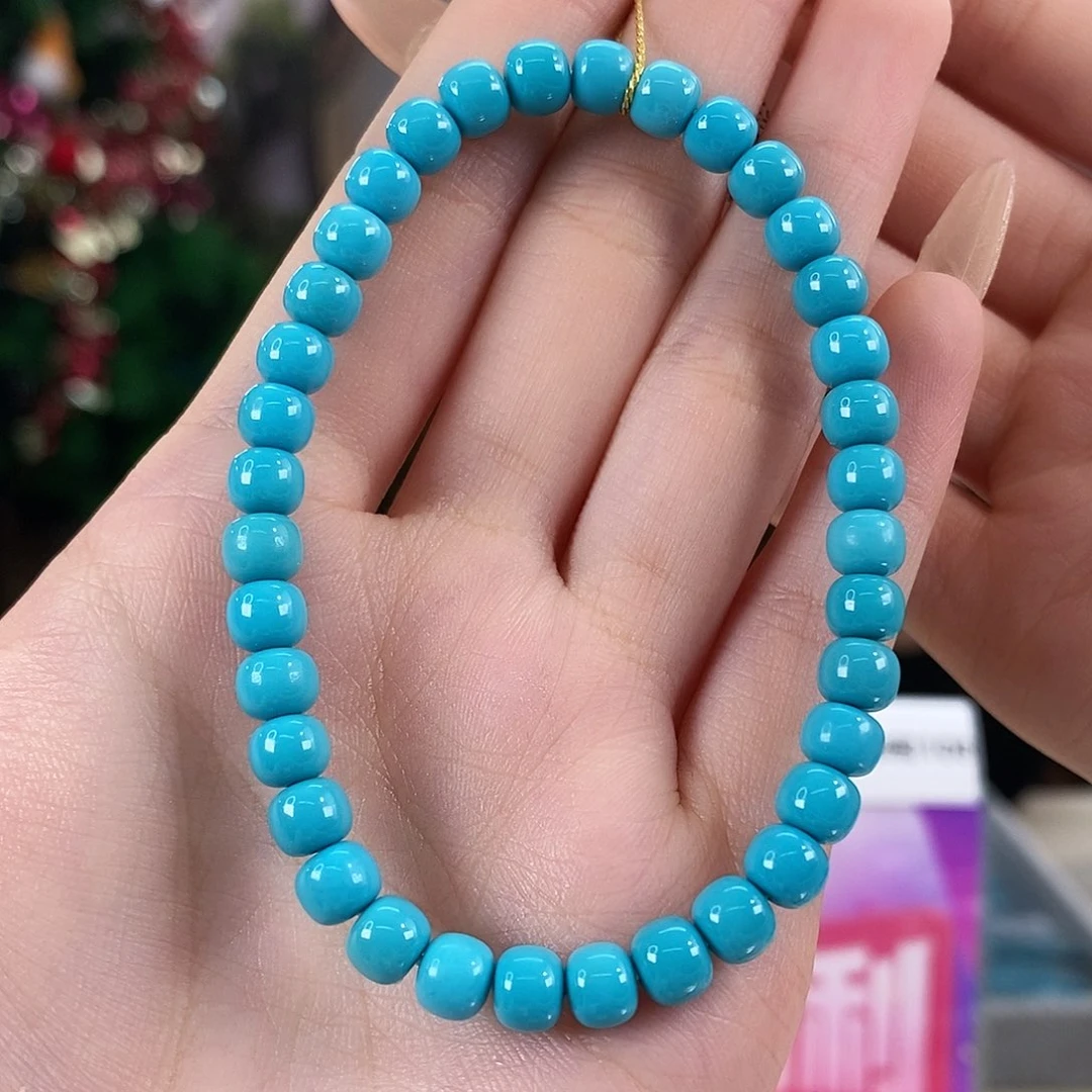 绿松石未镶嵌珠宝奇石6mm