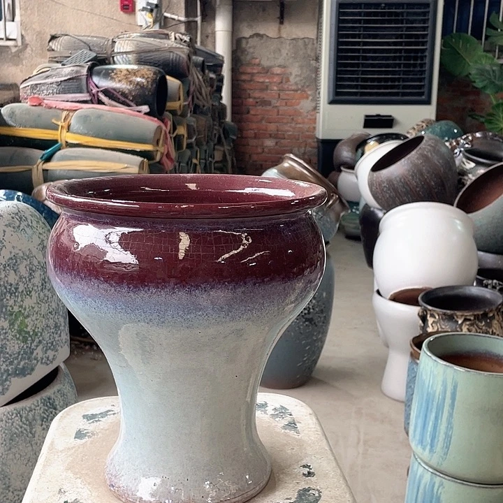 紫砂花盆正品口22高24。z z z