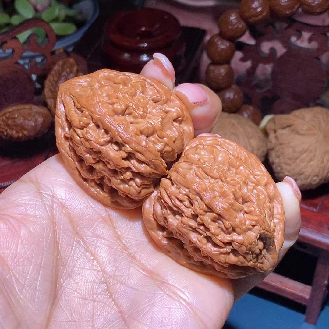 文玩核桃把件寒*41虎头王