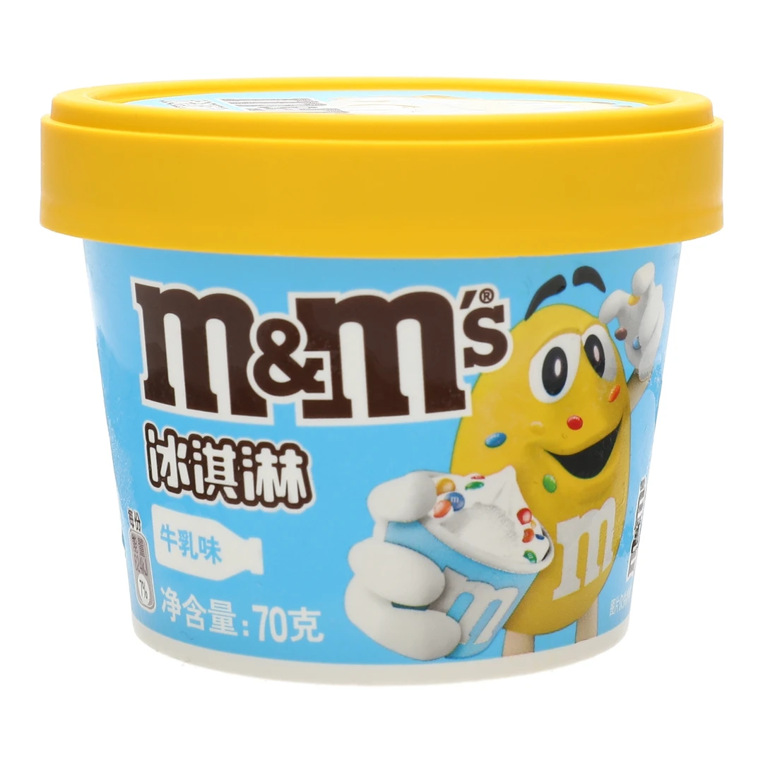 M&M's/MM豆冰淇淋牛乳味 70g雪糕同城送雪糕同城配