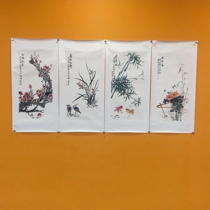 【闪购商品】国画优**剧李川浦真人手绘精品