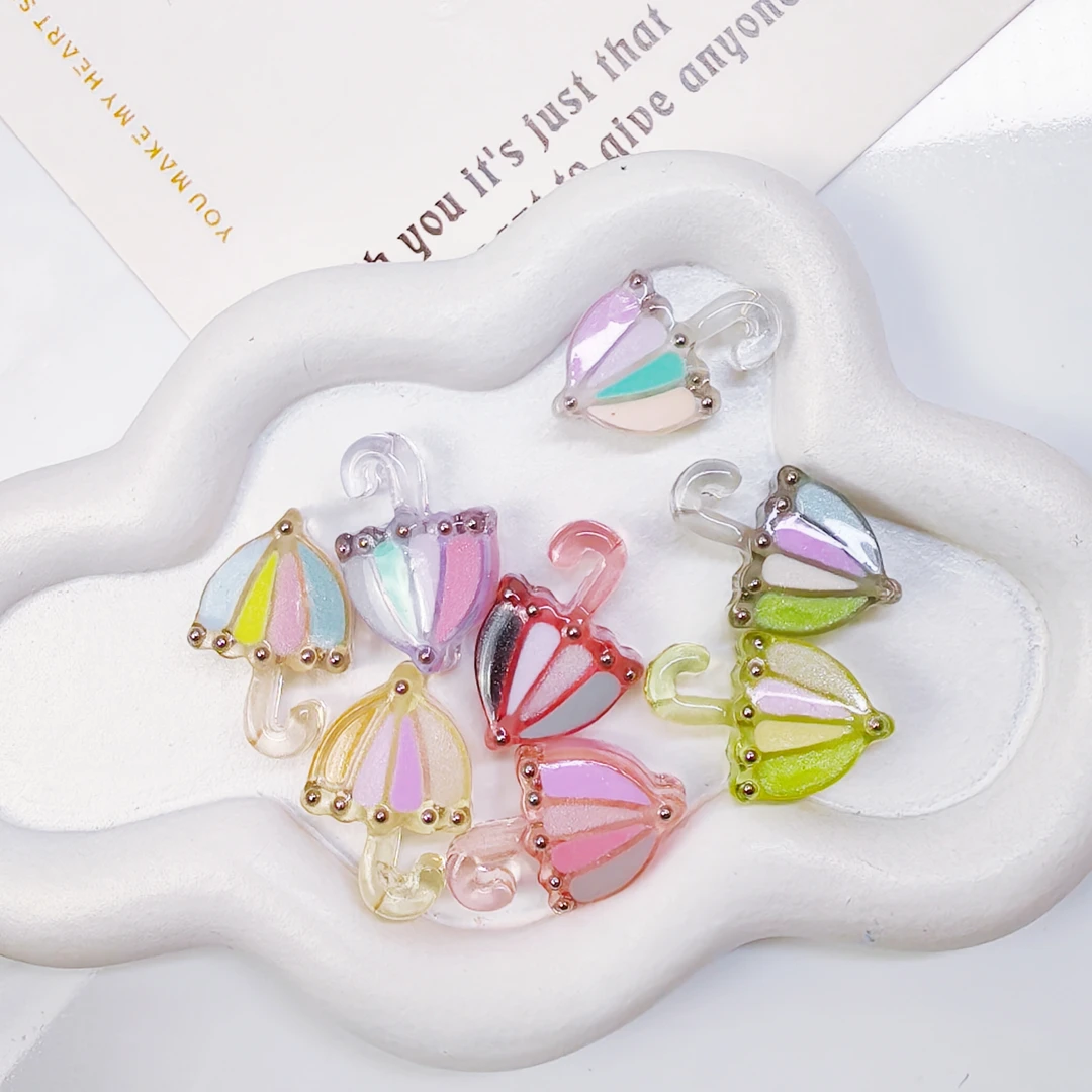 韩国胶定制 双面滴油小雨伞 通孔