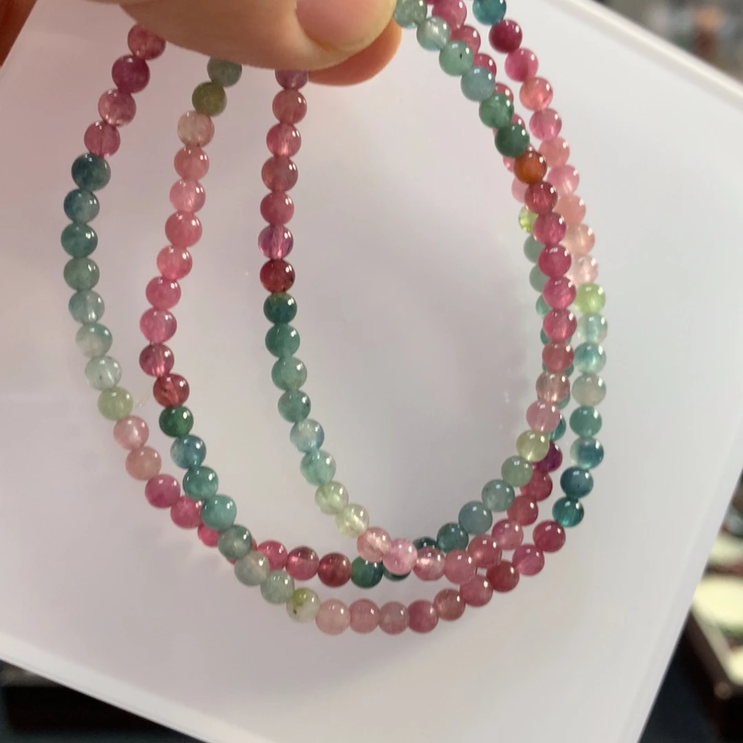 手链碧玺未镶嵌3.9左右