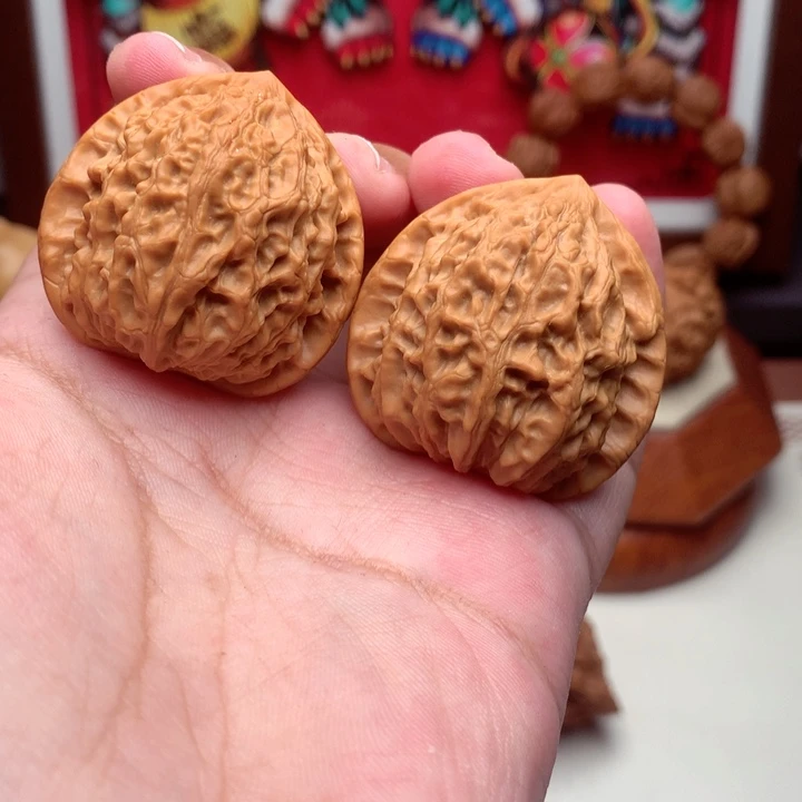 文玩核桃把件金牛38尺寸/16号