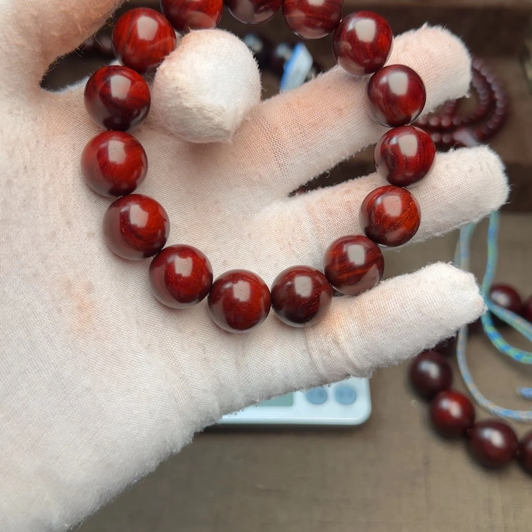 东***哥小叶紫檀手串/手链1.5无科技顶泥高油密老料