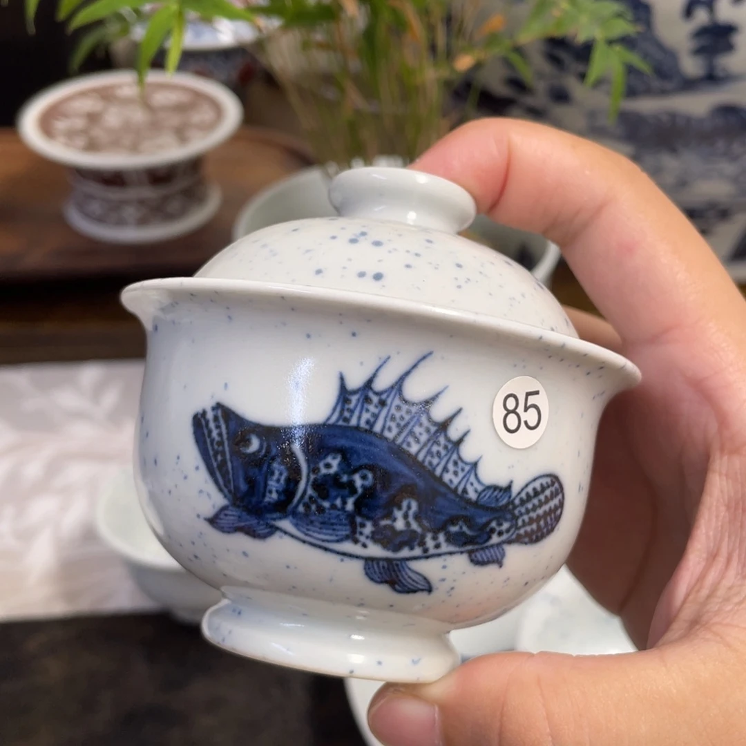景德镇手工手绘陶瓷110cc