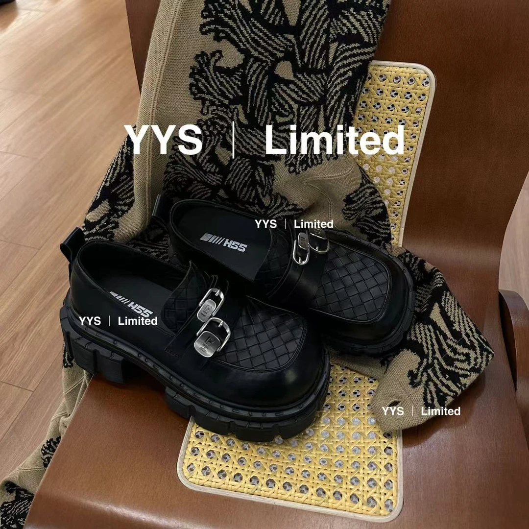 【NQ】曼哈顿夜曲暗黑编制齿轮乐福鞋21-2236