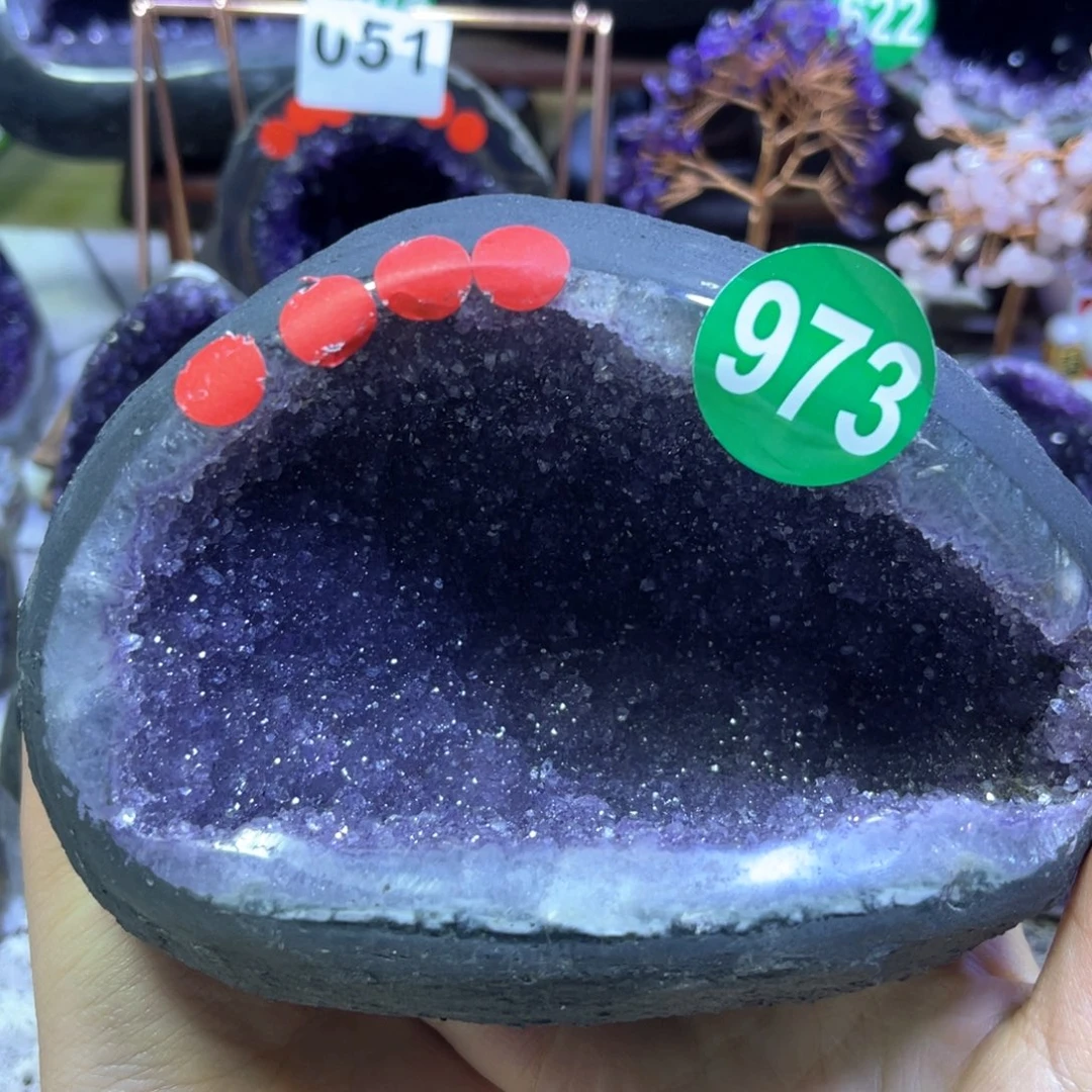 紫晶摆件未镶嵌紫水晶