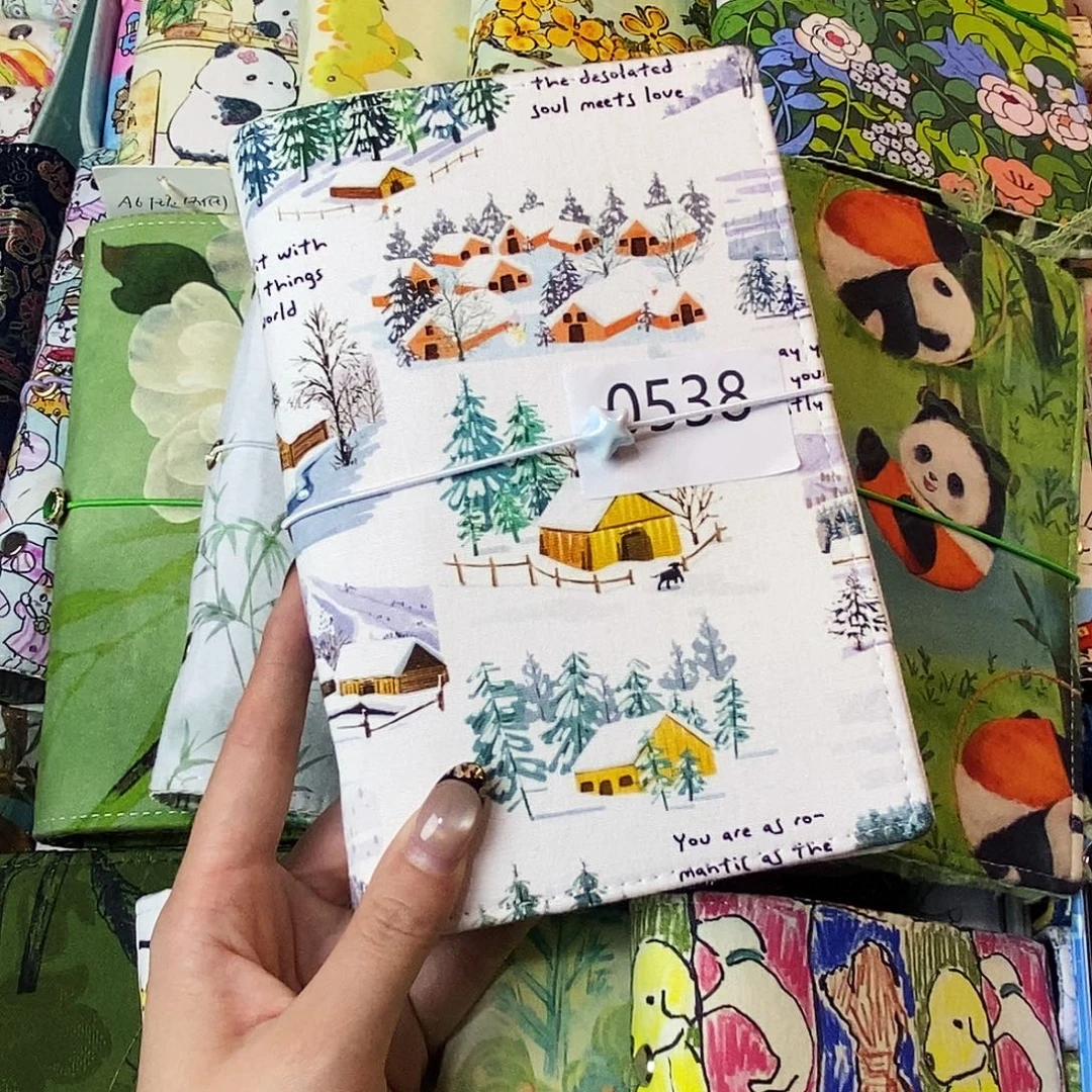 织绣A6活页不带纸0538