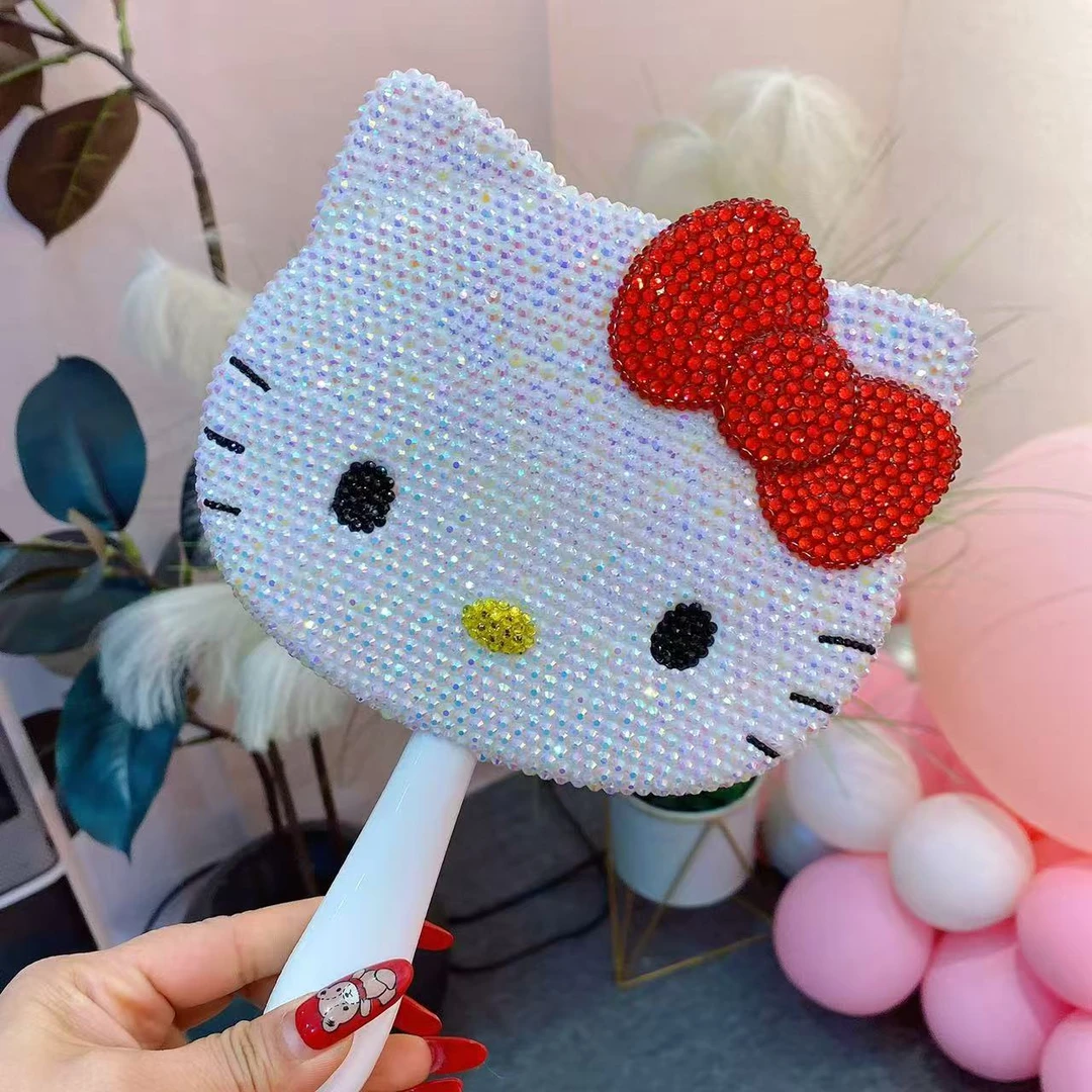 kitty满钻镜子全贴