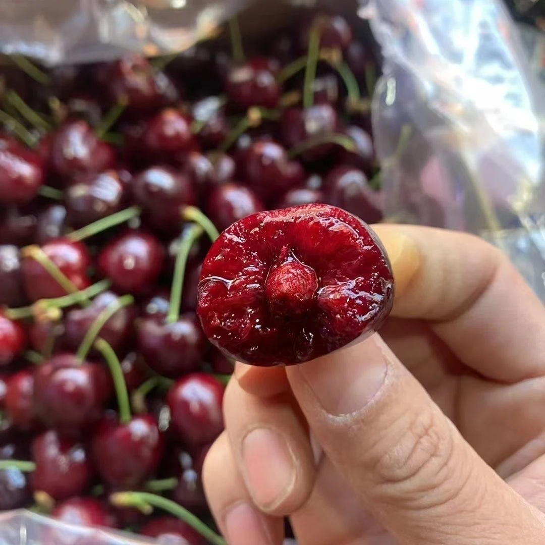 《胖丫》智利海运3J车厘子  净5斤 甜脆口感 拉宾斯  内附果径卡