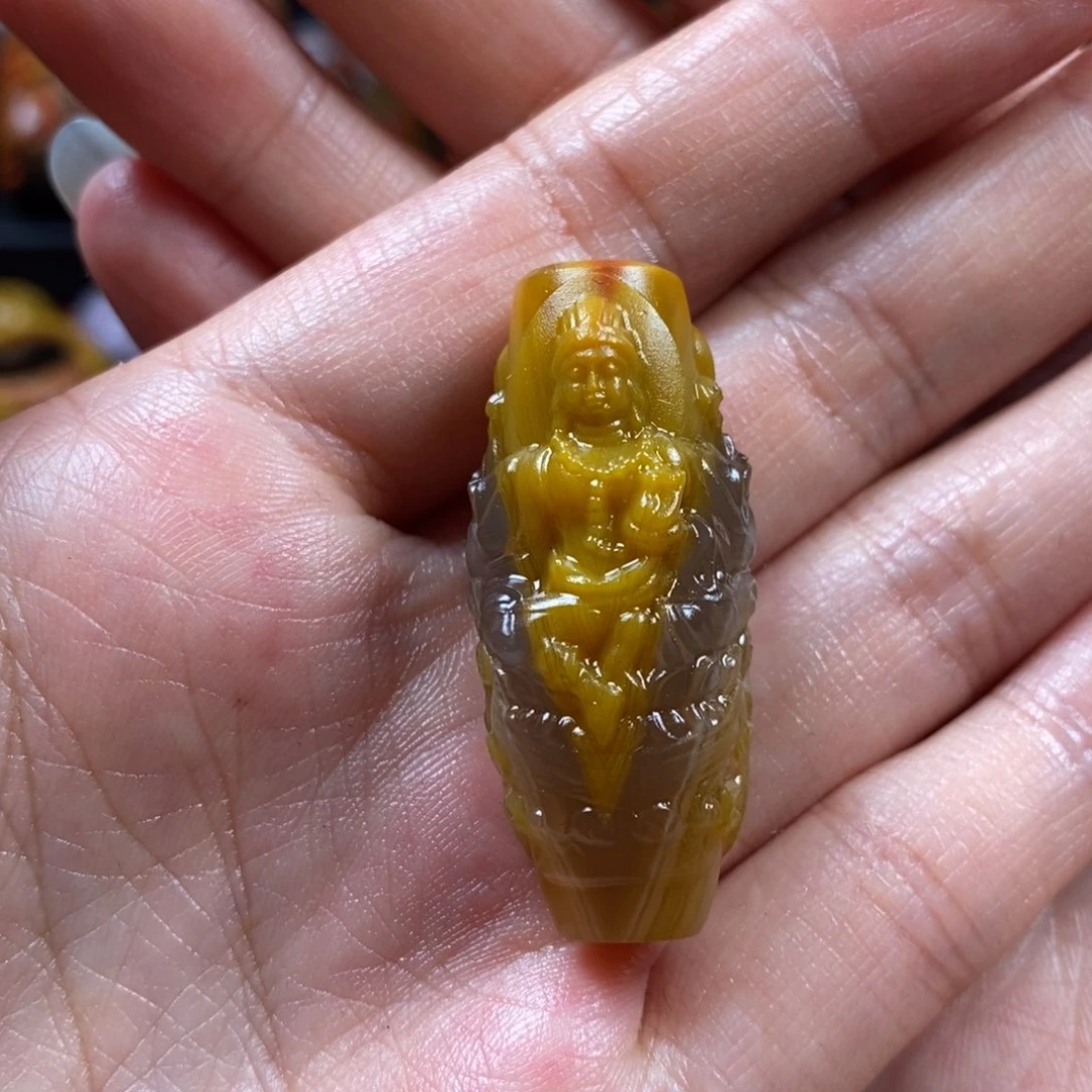 玛瑙/玉髓挂件未镶嵌用****5战国红挂件