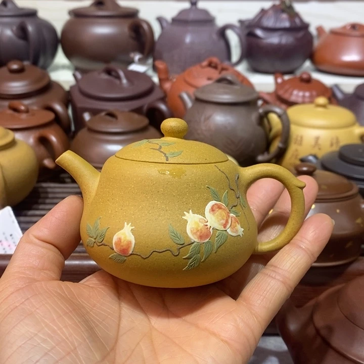 紫砂茶壶微瑕处理一把