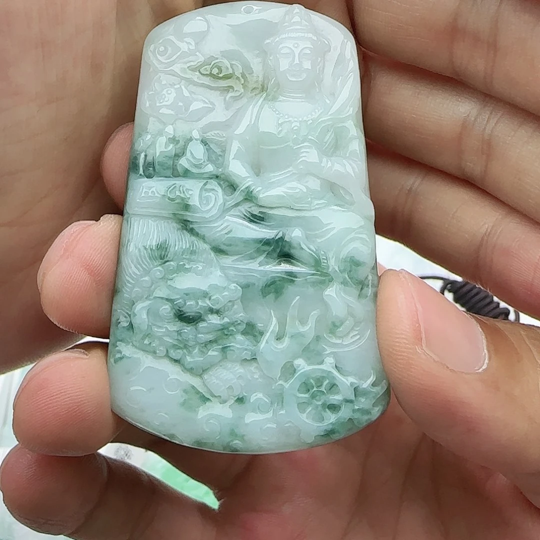 翡翠未镶嵌颈饰梦*翡翠