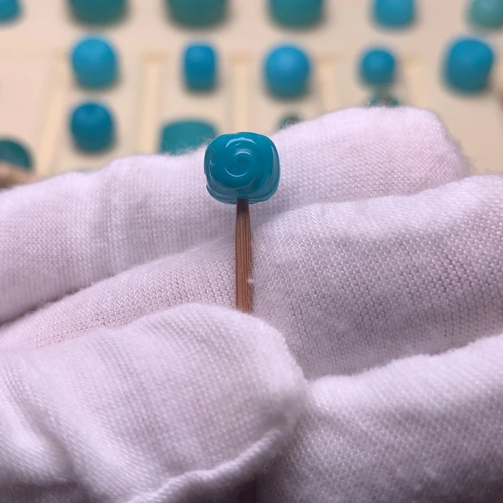 绿松石未镶嵌博古8.4