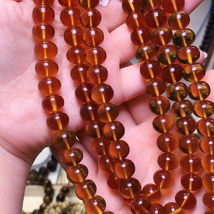 喜***生琥珀未镶嵌裸石抚顺琥珀11-382