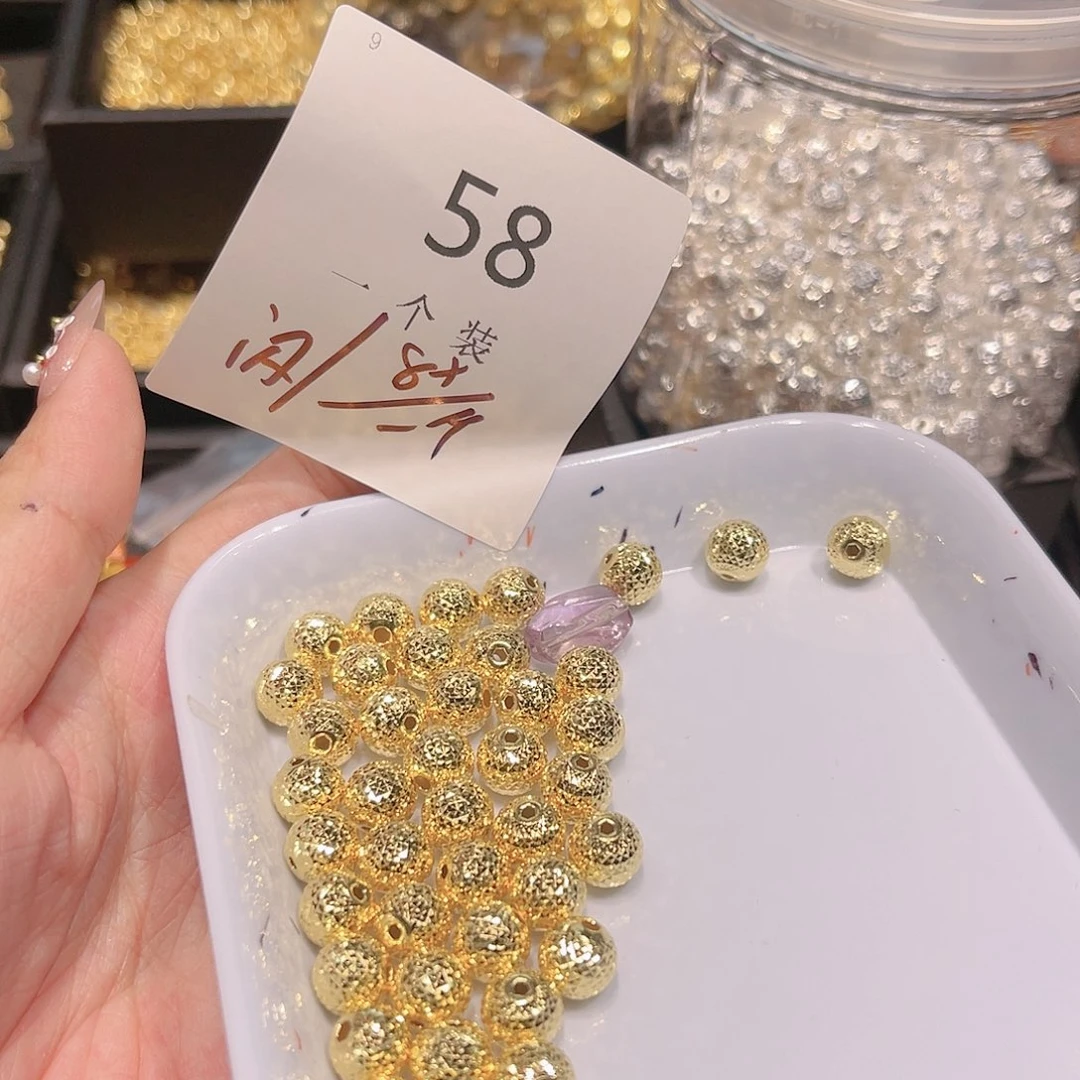 紫晶珠宝半成品银S925镀金镶嵌58