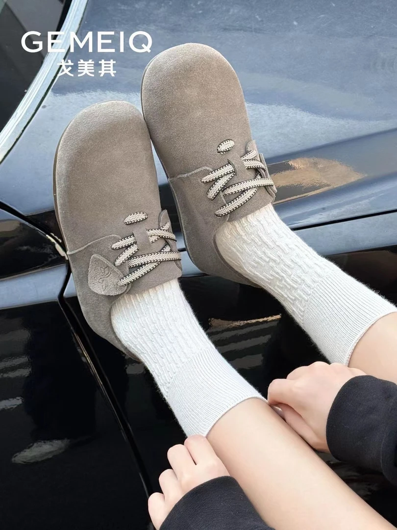 戈美其牛皮勃肯鞋390523382