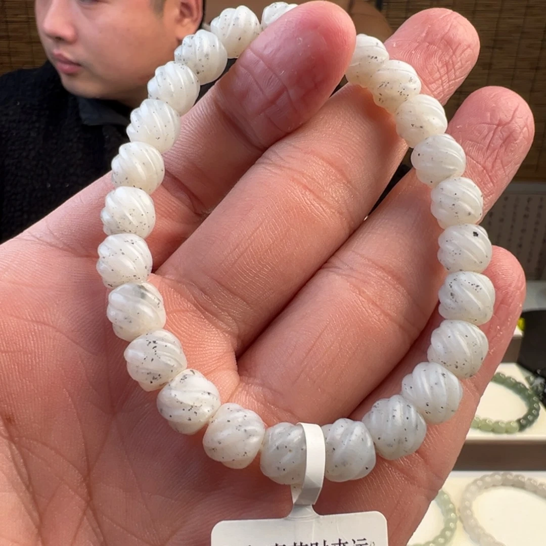 和田玉未镶嵌手链