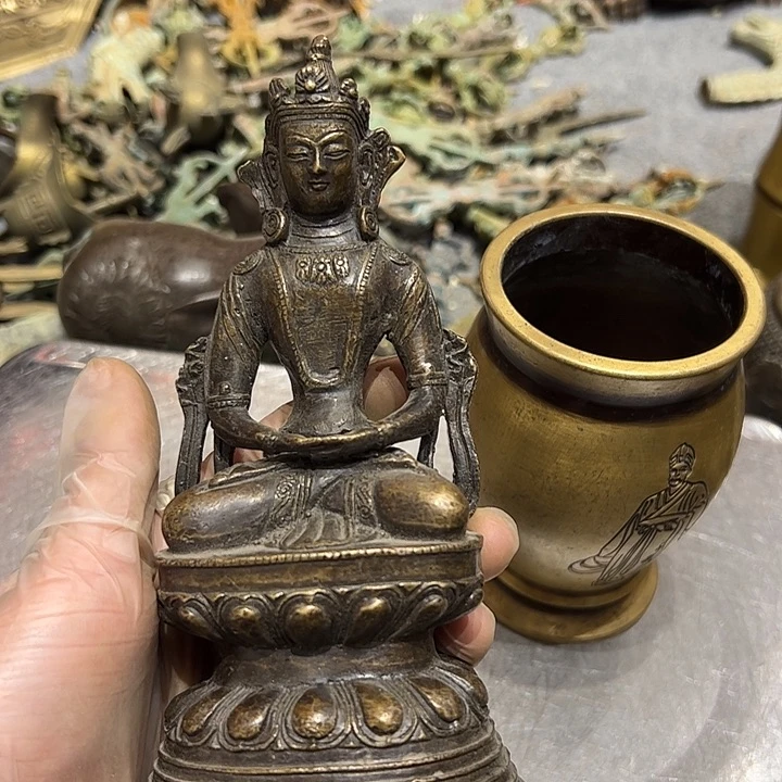 睿****祥微瑕疵黄铜摆件工艺品