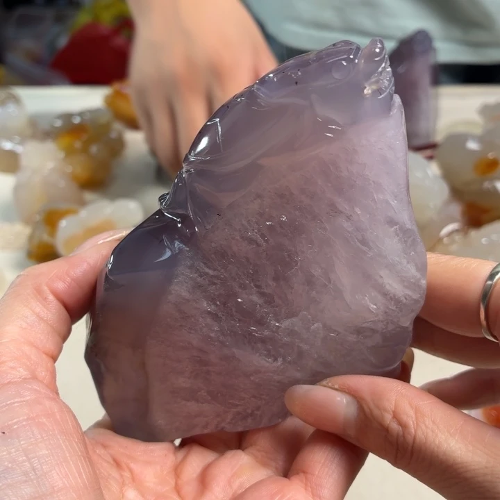 玛瑙/玉髓未镶嵌吊坠(不含链)