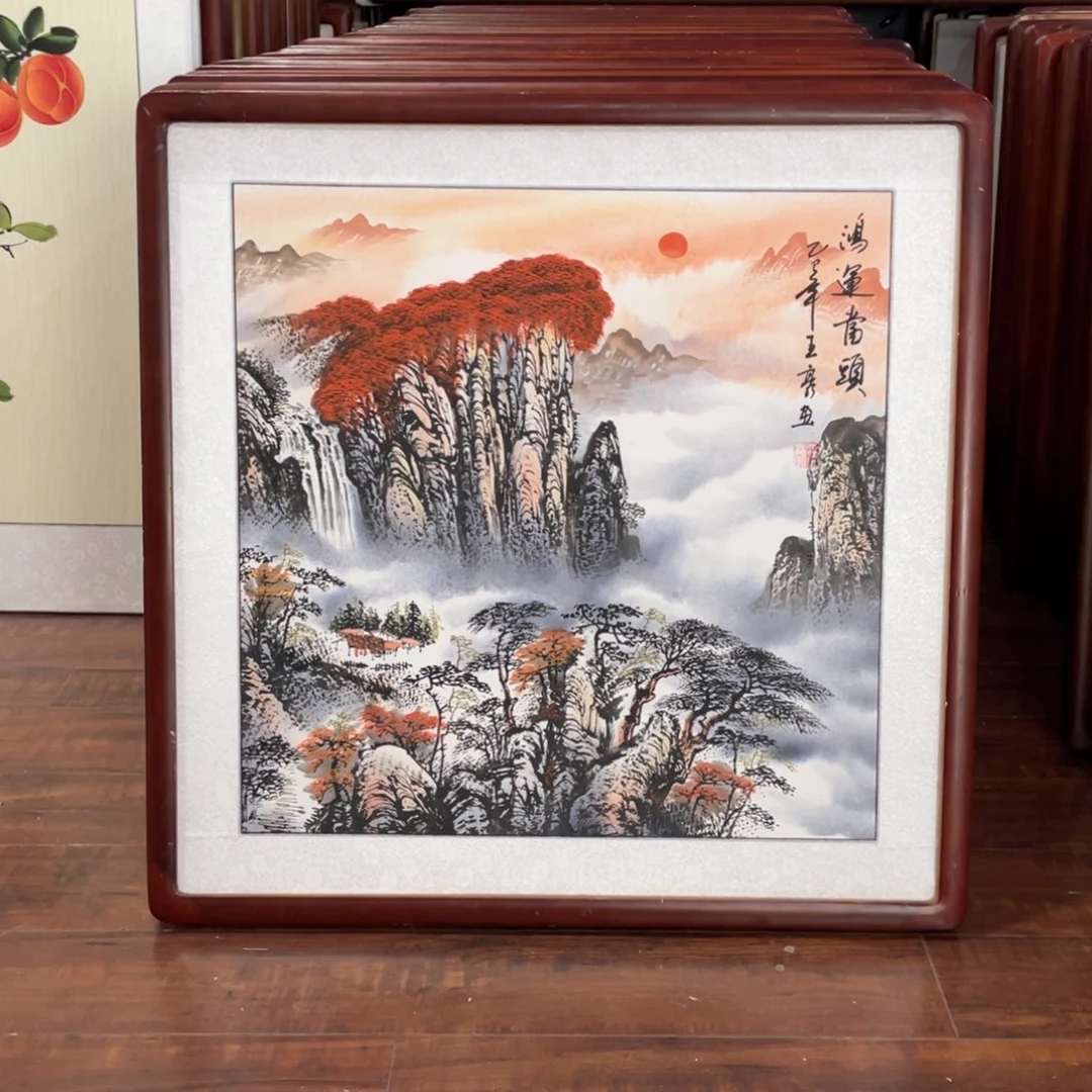 国画带框尺寸63*63厘米