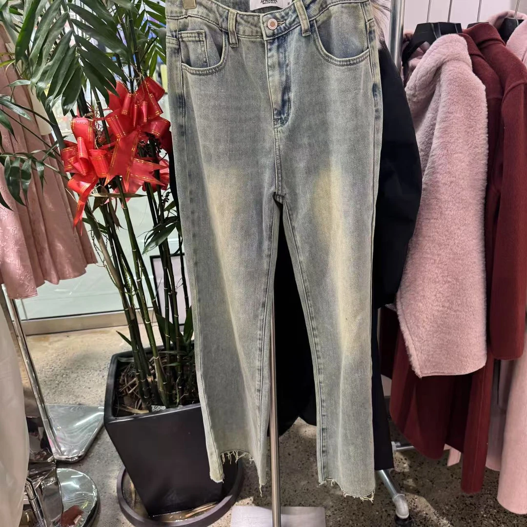 【113#门店新品】休闲做旧牛仔裤P833220322