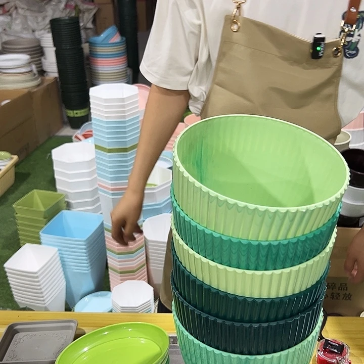 竖纹口19高17混色带托6个