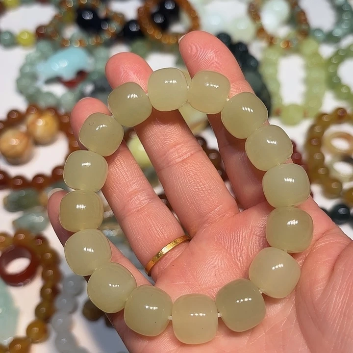 蛇纹石玉未镶嵌手串