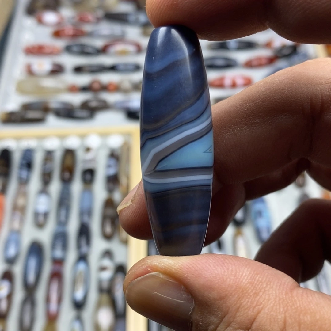 未镶嵌玛瑙/玉髓珠宝半成品