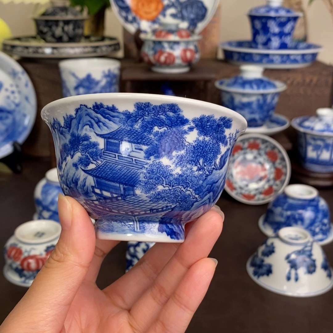 景德镇陶瓷手工手绘