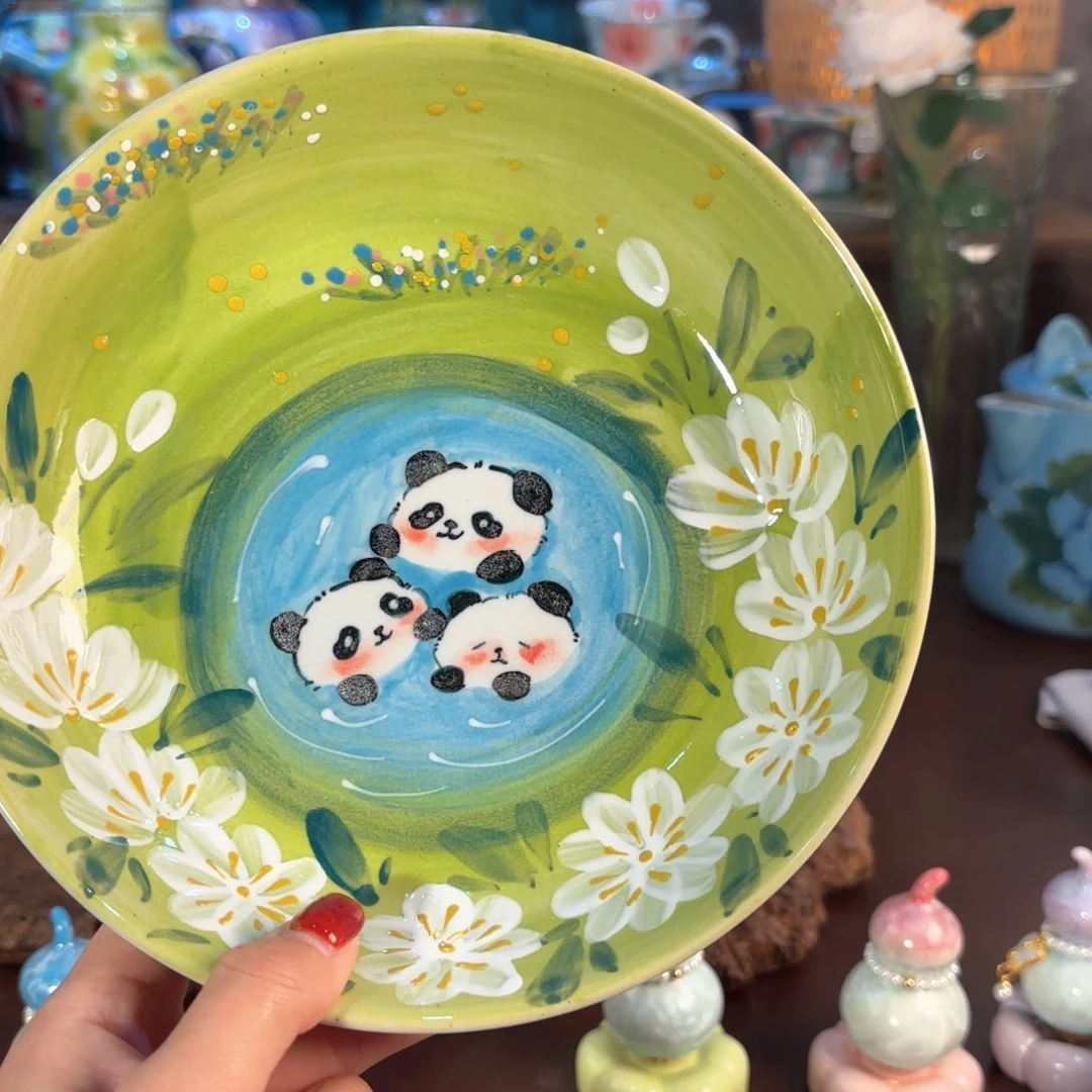 景德镇手绘高温釉下彩陶瓷茶具