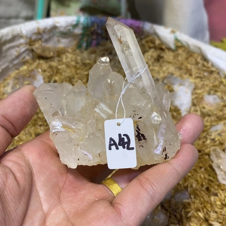 水晶水晶原石摆件未镶嵌