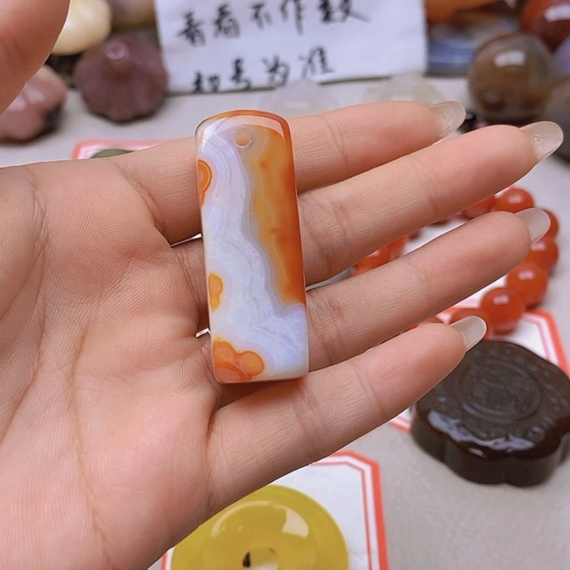 【闪购商品】未镶嵌玛瑙/玉髓珠宝半成品曼**华