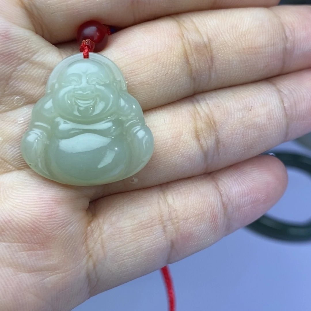 和田玉未镶嵌吊坠(不含链)