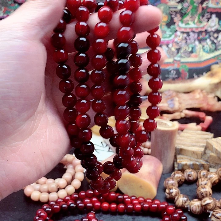 把件驼骨山龟108