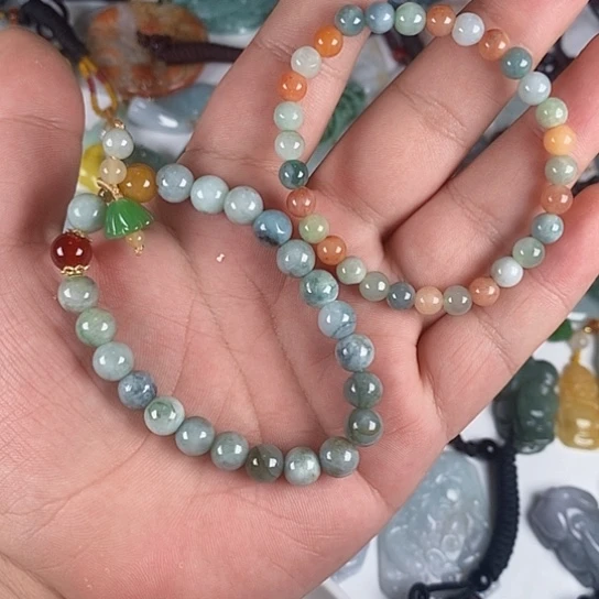 翡翠未镶嵌颈饰天然翡翠拍一发2