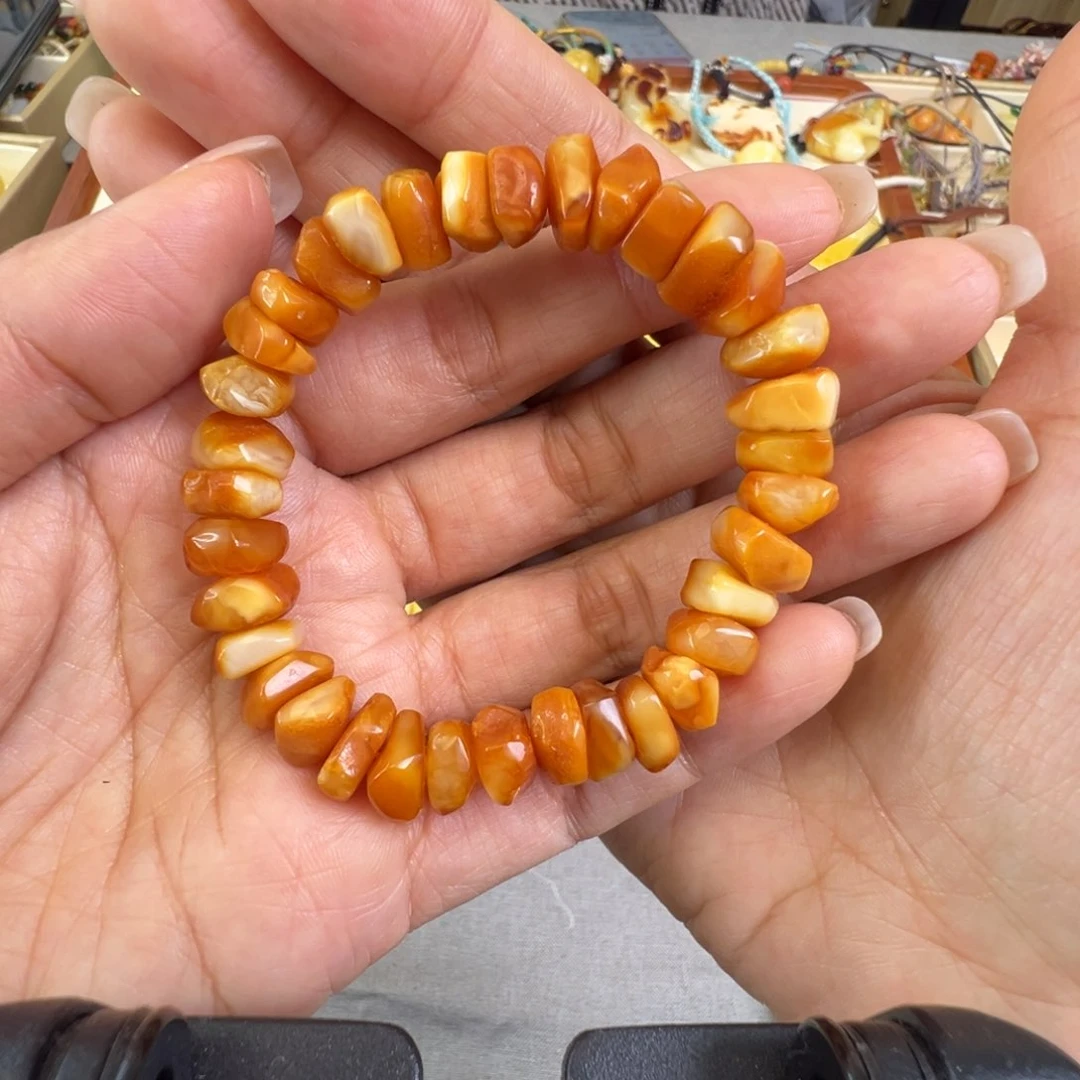 琥珀裸石未镶嵌蜜蜡