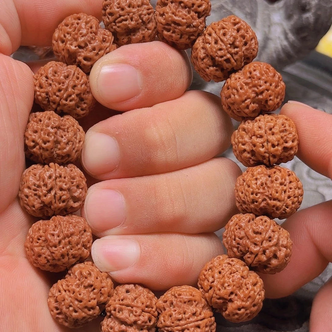 陌***尘金刚菩提手串V231/21mm 五星蜂王豆腐块