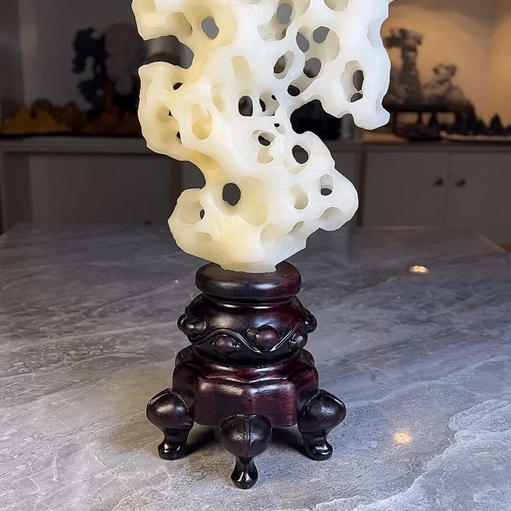 李***胆奇石茶宠鱼缸文房摆件