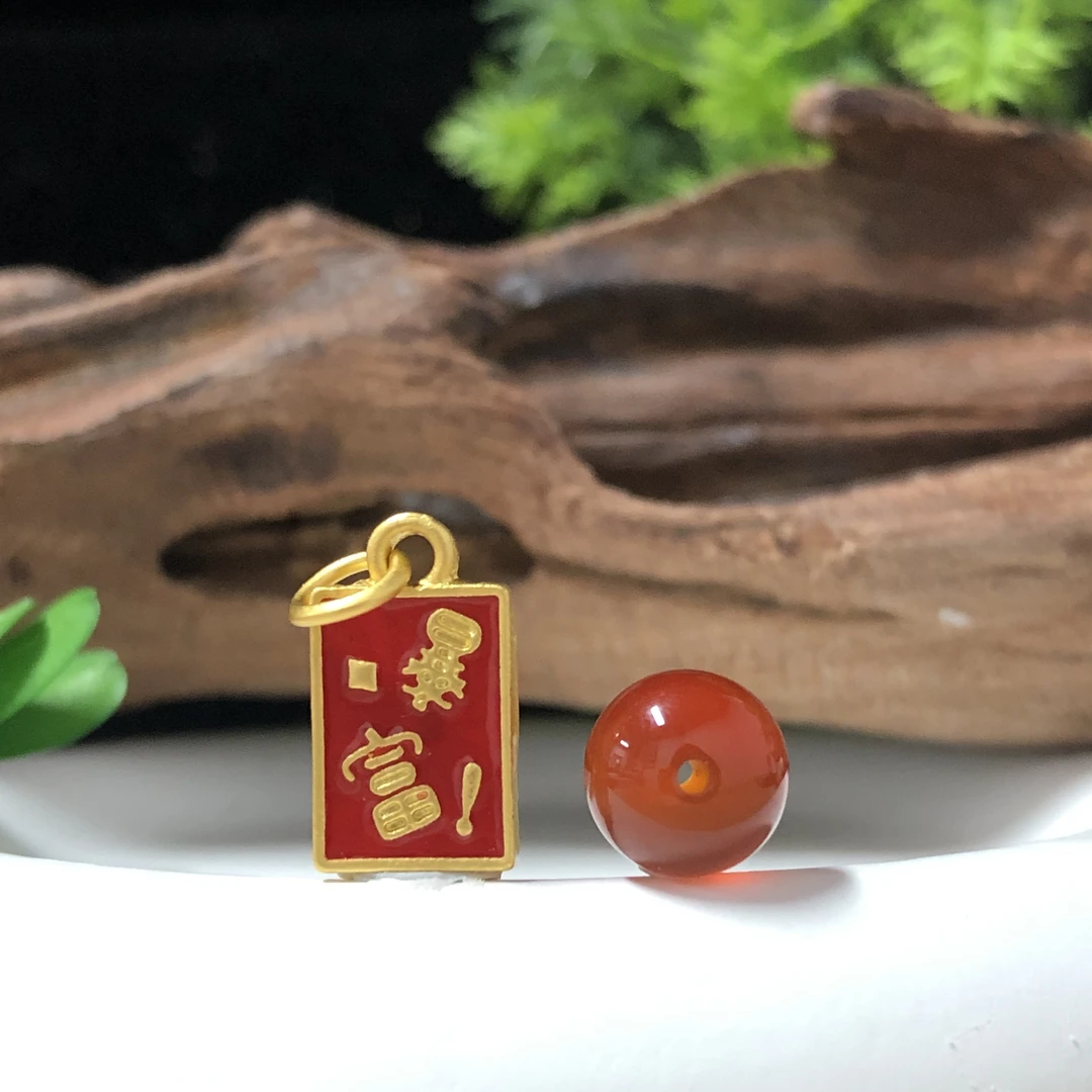 天然玛瑙珠宝吊坠/一件/多样性
