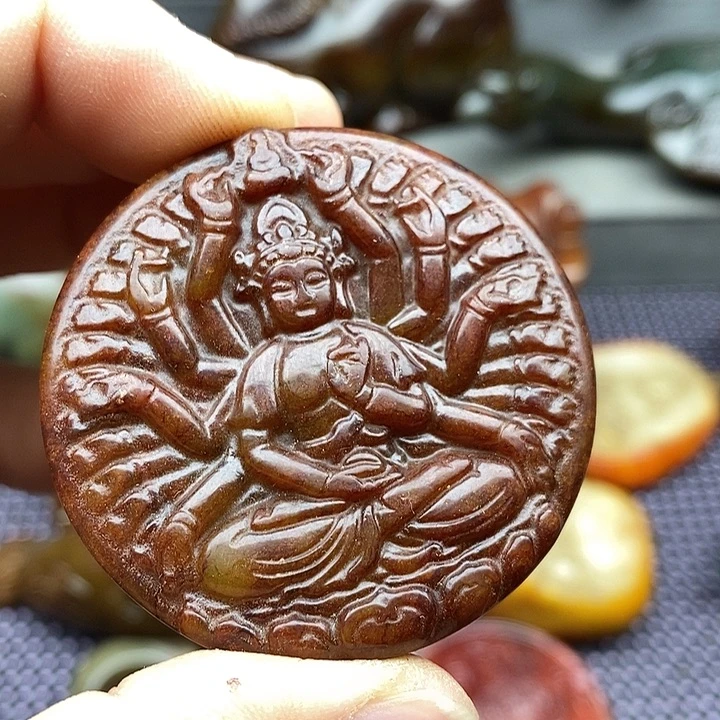 未镶嵌蛇纹石玉颈饰