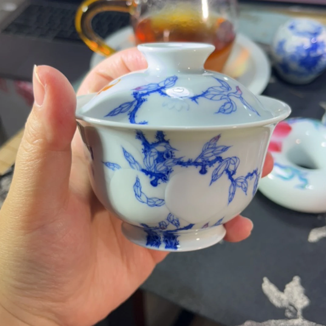 斗彩寿桃五桃还要